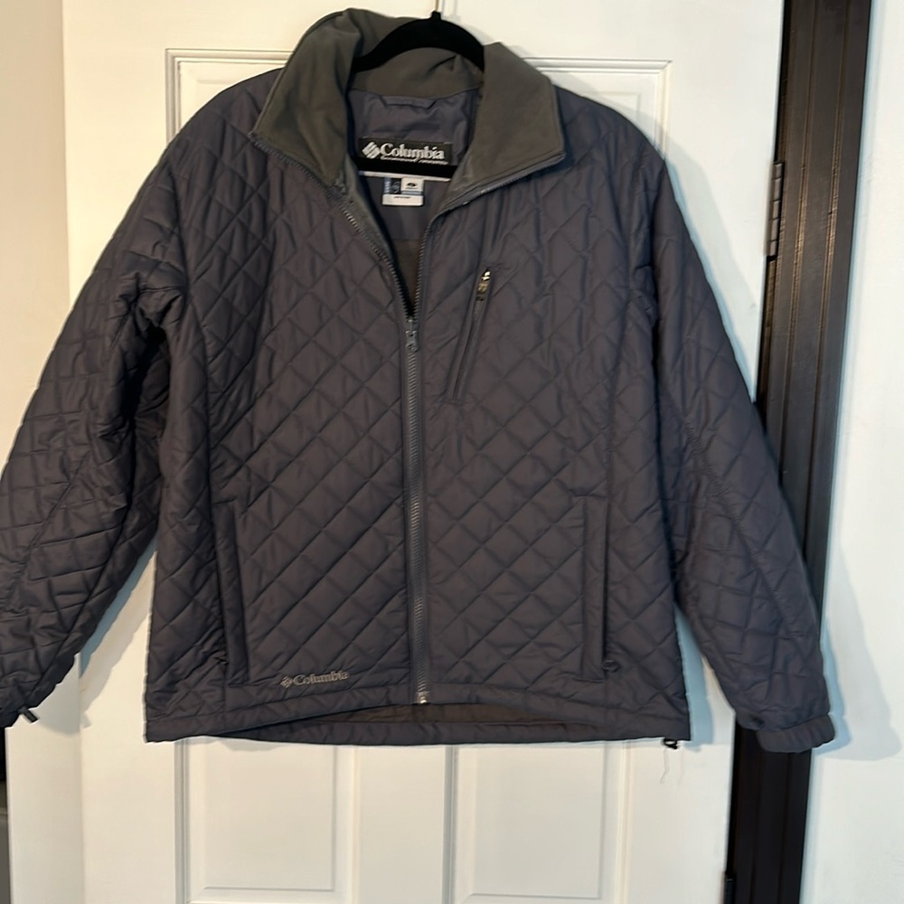 Columbia Interchange Jacket Women’s Lg charcoal gray Excellent condition